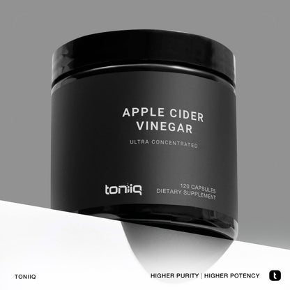 Toniiq 20% Acetic Acid Ultra High Strength Non-GMO Apple Cider Vinegar Capsules ToniiqUS supplements
