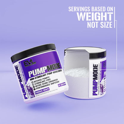 EVL PumpMode Nitric Oxide Supplement - Nitric Oxide Booster Pump Pre Workout Powder EvlutionUS supplements