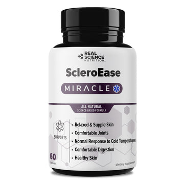 Real Science Nutrition ScleroEase Miracle Offers Relief to sufferers of Scleroderma, Supporting Flexible & Supple Skin, Comfortable Joint Movement, Comfortable Digestion, and Healthy Skin Real Science NutritionAu supplements