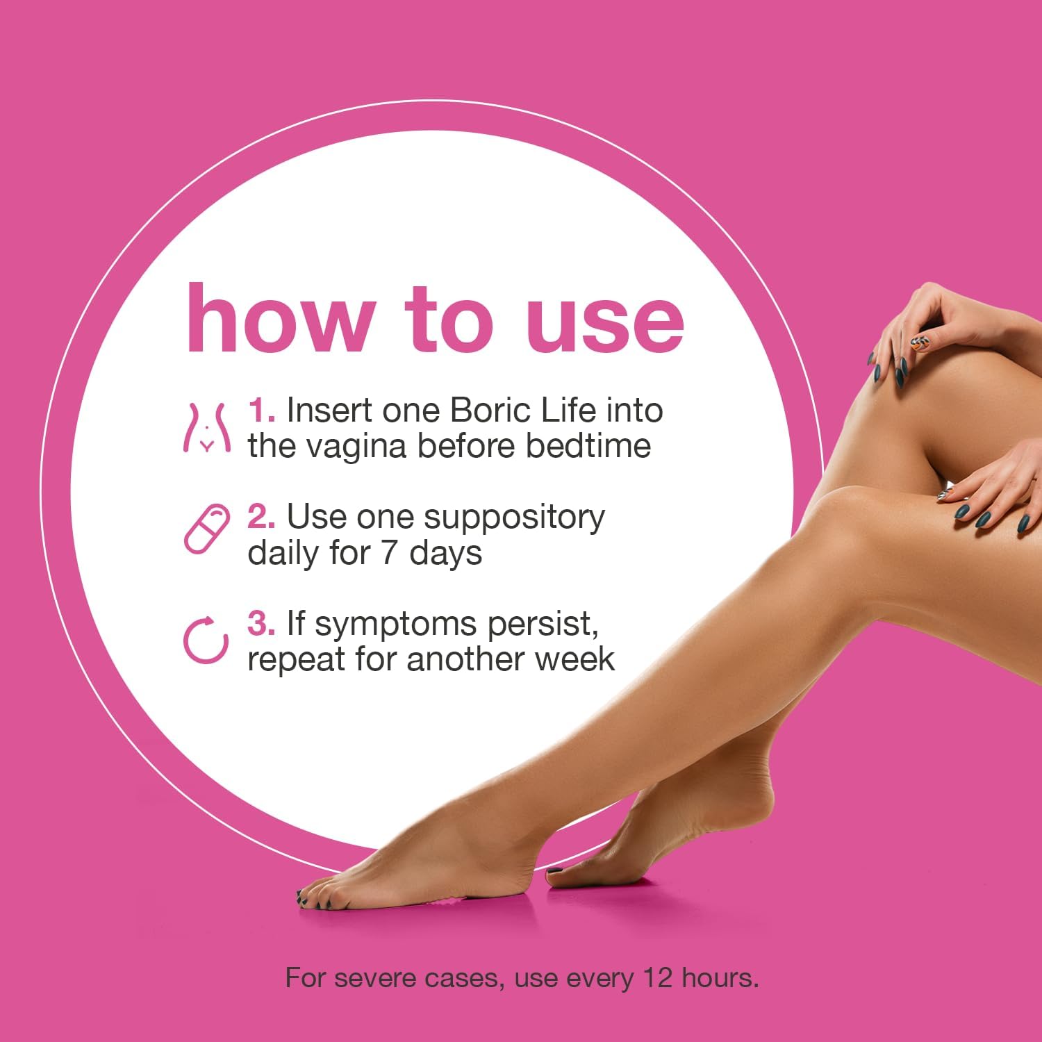 NutraBlast Boric Acid Suppositories - 100% Pure Made in USA - Boric Life Intimate Health Support (30 Count) NutraBlastUS supplements
