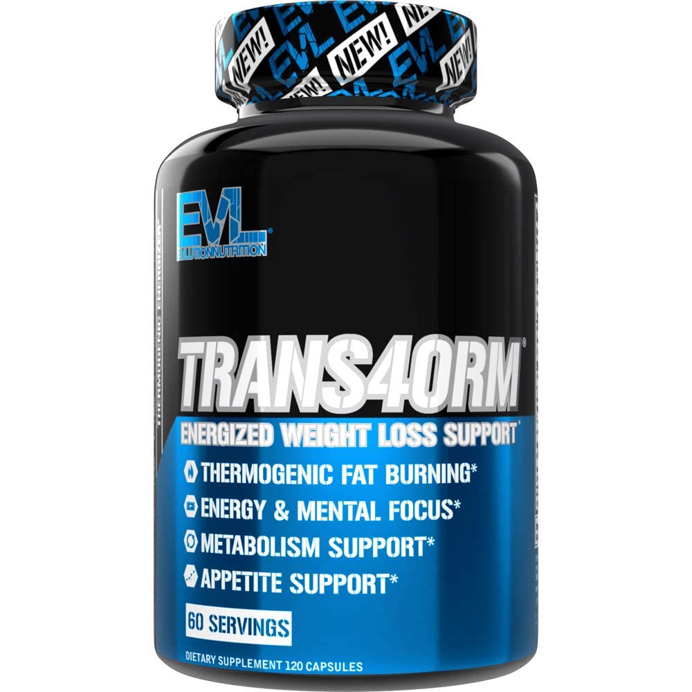 EVL Thermogenic Fat Burner Support - Fast Acting Weight Loss Energy and Appetite EvlutionUS supplements