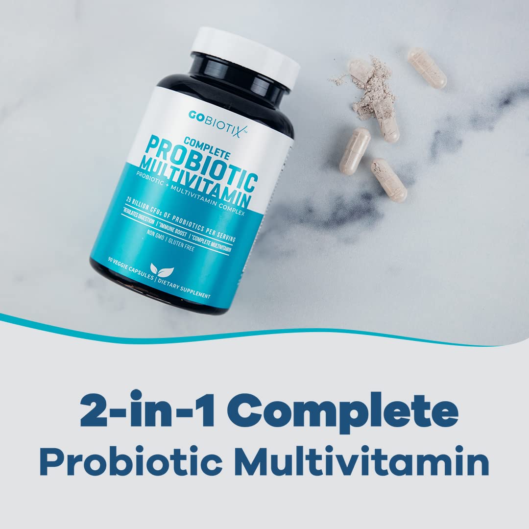 GOBIOTIX Probiotic Multivitamin Supplement - Daily Multivitamins with Probiotics GOBIOTIXUS supplements