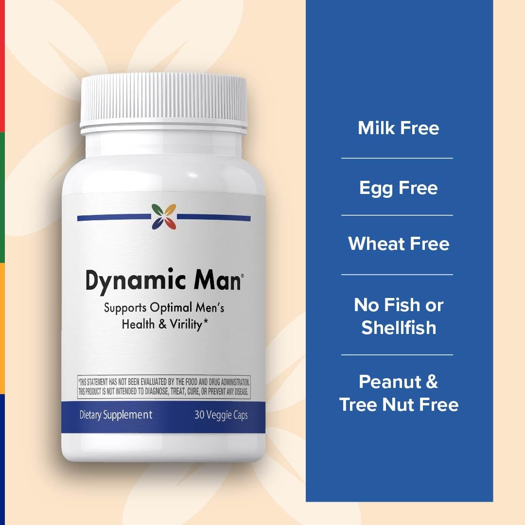 Stop Aging Now - Dynamic Man - Complex Supplement - 30 Vegetarian Capsules Stop Aging NowAu supplements