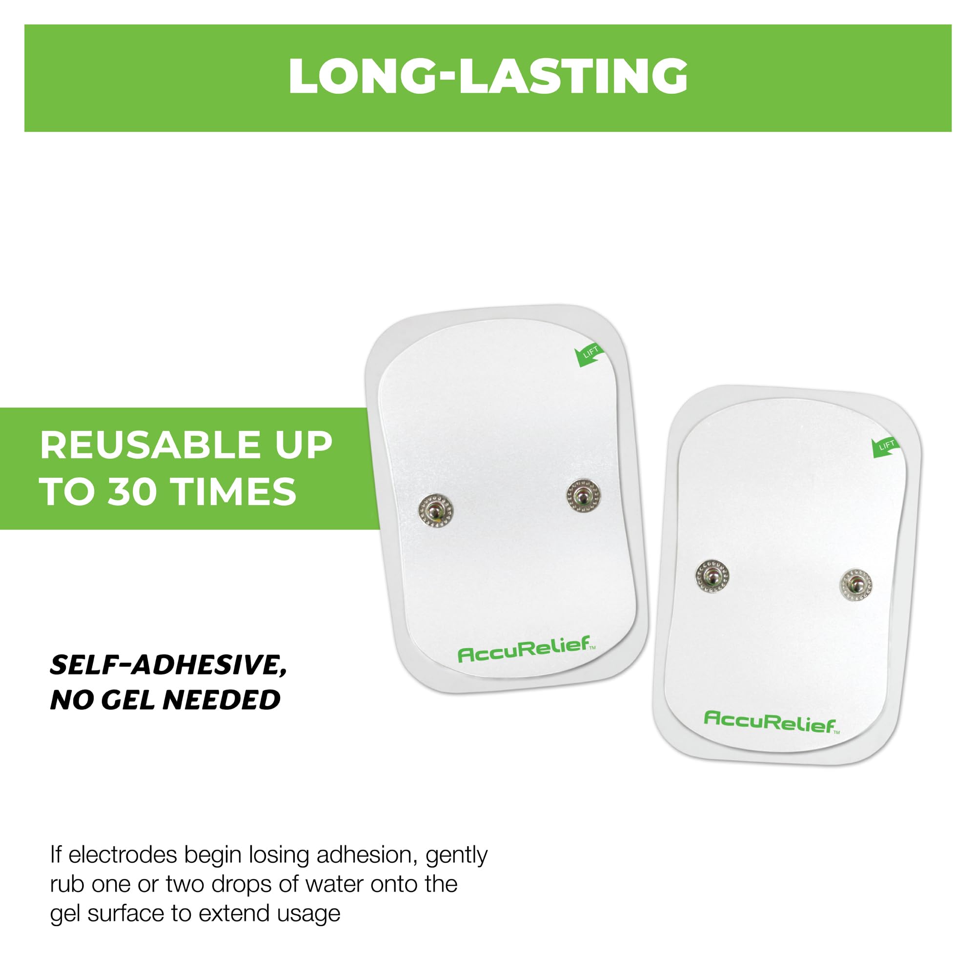 AccuRelief Wireless TENS Unit with Remote Control, TENS Pain Relief Device and Muscle Stimulator, for Back Pain, Neck Pain, Arm and Leg Pain AccuReliefAu supplements