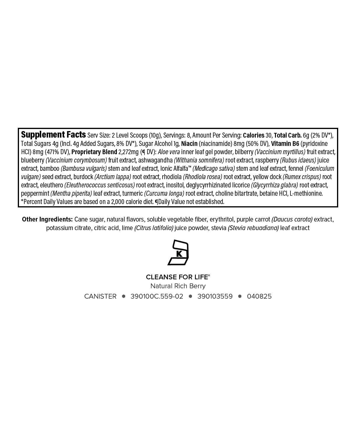 Isagenix Cleanse for Life - Powder Supplement for Cleanse Drink with No Laxatives or Diuretics - Support Metabolism with Vitamin B12 & Niacin IsagenixUS supplements