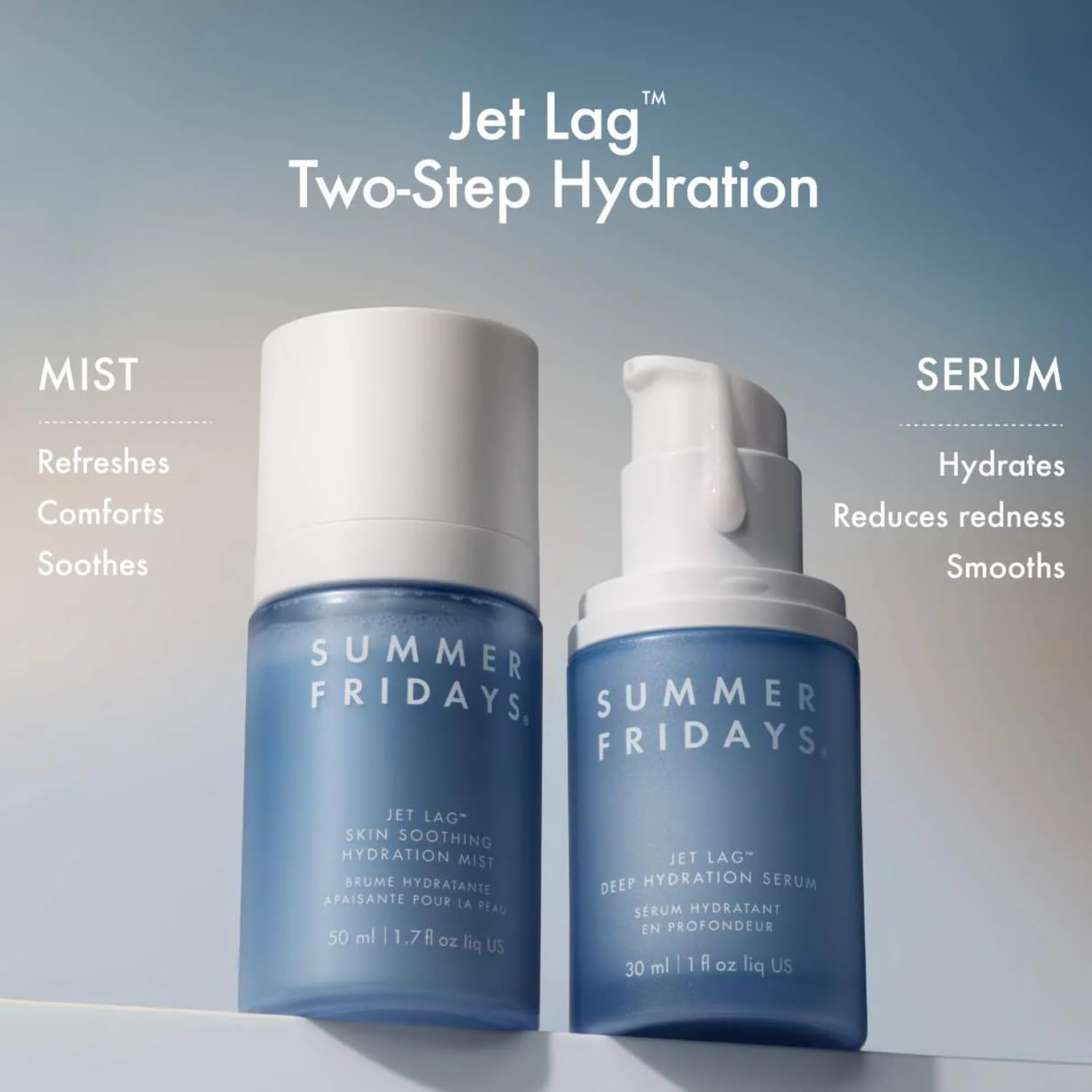 Summer Fridays Jet Lag Skin Soothing Hydration Face Mist - Ultra-Fine Facial Spray & Hydrating Mist to Comfort, Soothe & Help Provide Protective Moisture Barrier Support for Glowing Skin (1.7 Fl Oz) Summer FridaysAu supplements