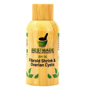 Fibroid Shrink & Ovarian Cysts BM36 - Helps Shrink Fibroids and Ovarian Cysts, Balance Estrogen Levels and Prevent Regrowth, Support for Menstrual Pain and Painful Intercourse, 30 mL Drops | Bestmade Bestmade Naturalproducts.comAu supplements