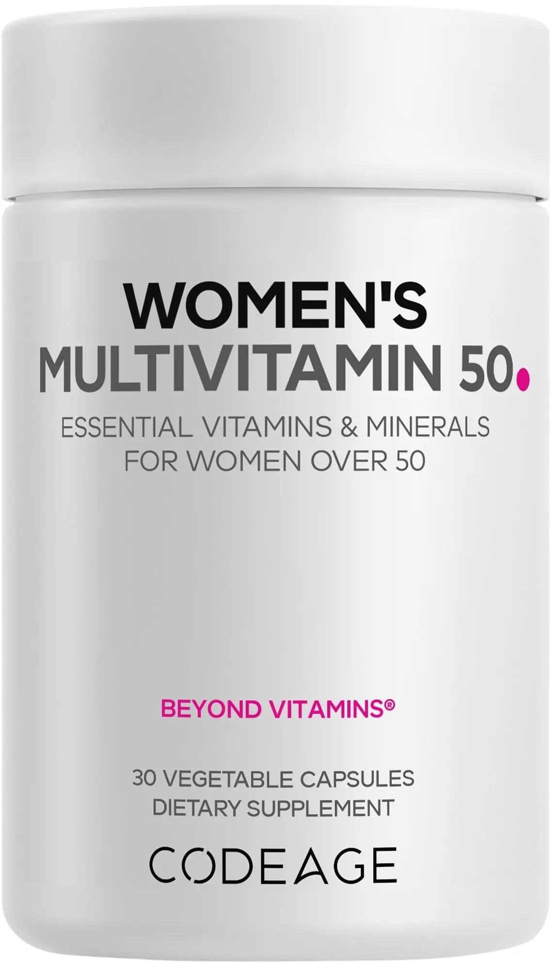 Codeage Women’s Multivitamin 50 - Essential Vitamins for Women Over 50, Methylated Folate, Magnesium, Selenium, Vitamin B6, B12, D3 Antioxidants CodeageAu supplements