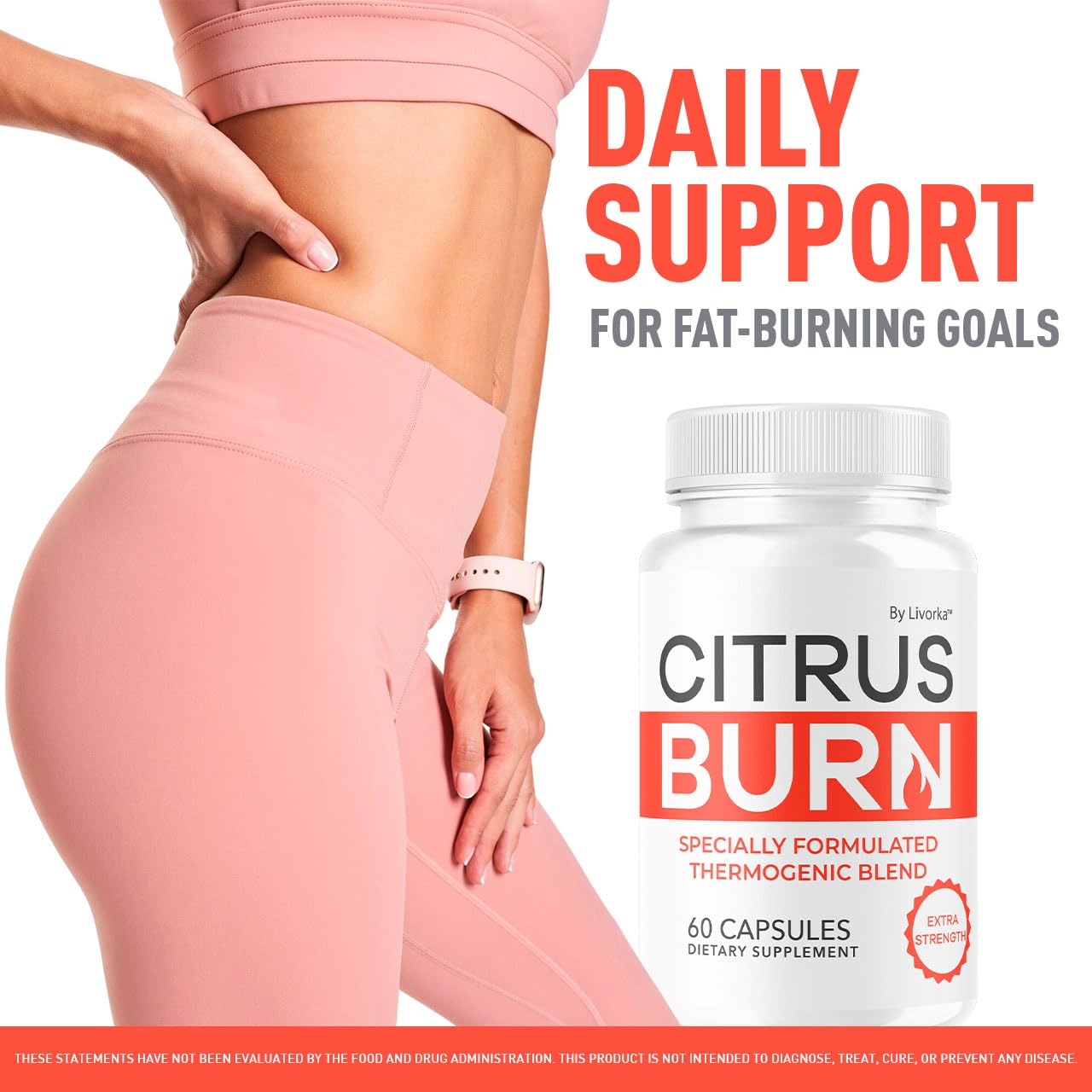 Citrus Burn Capsules - Official CitrusBurn Pills Supplement Support All Natural Ingredients Advanced Formula Premium Multivitamin for Overall Health & Wellness, 60 Capsules for 1 Month LIVORKAAu supplements