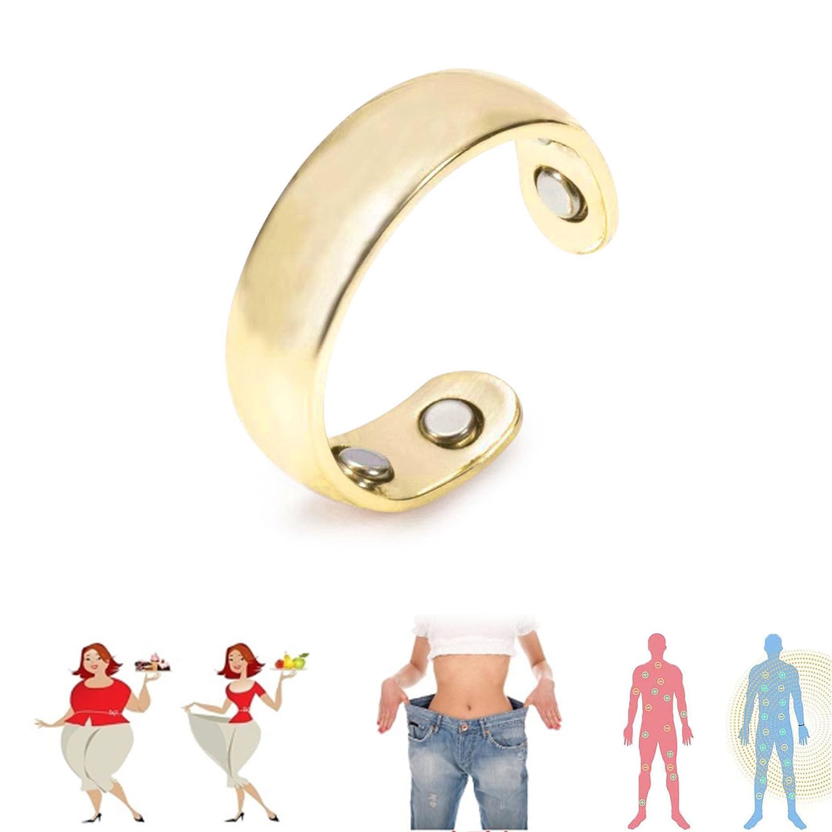 HVZZ Calmi Ring, Olux Rings for Women, Calmi Magnetic Ring for Lymphatic Drainage Arthritis Pain Relief HVZZAu supplements