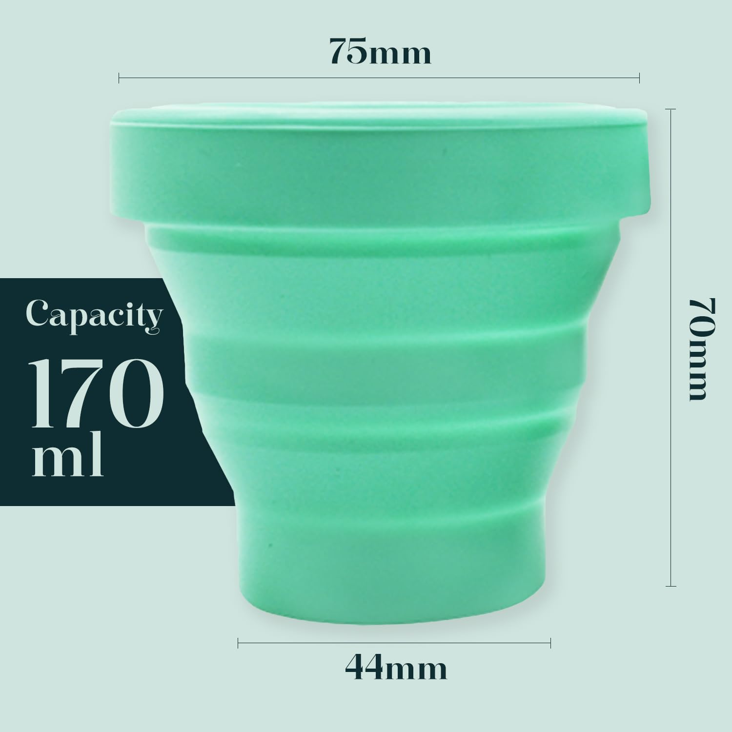 SHORDY Menstrual Case Holder for Sterilization, Collapsible Silicone Container - Boil, Sterilize SHORDYAu supplements