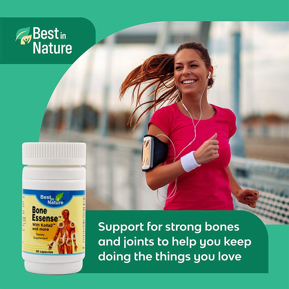 Best in Nature Bone Essense with Kolla2 (Type II Collagen) - Bone and Joint Health Supplement. (60 Count) Best in NatureAu supplements