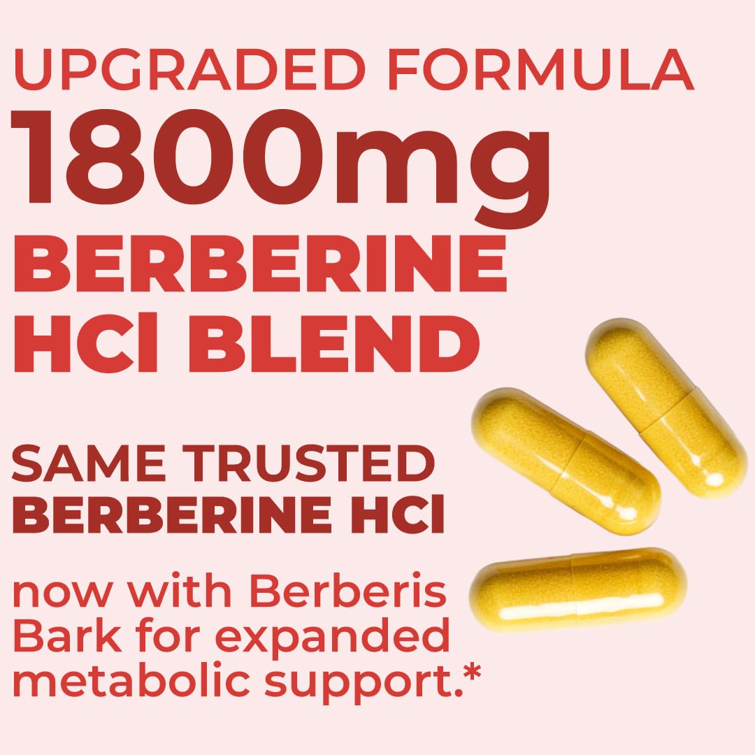 Vimerson Health Berberine Supplement with Third Party Tested Berberine 1800mg - Immune Support Supplement for Cardiovascular, Gastrointestinal Function & Metabolic Aid - Vegan & Non-GMO Vimerson HealthAu supplements