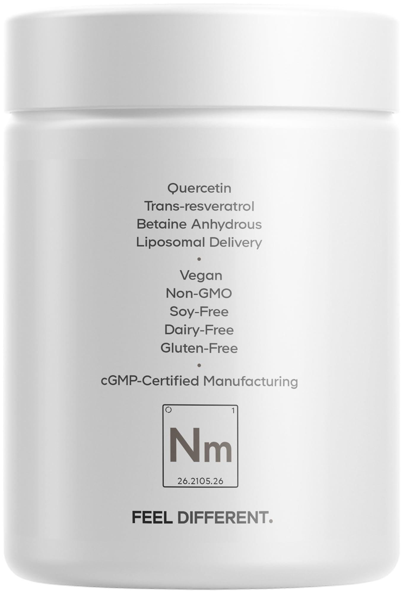 Codeage Liposomal NMN Platinum - 500 mg NMN Supplement, Nicotinamide Mononucleotide, NAD Precursor - Quercetin, Resveratrol, Betaine TMG, Vitamin B2 Riboflavin & Vitamin B12 - Non-GMO - 90 Capsules CodeageAu supplements