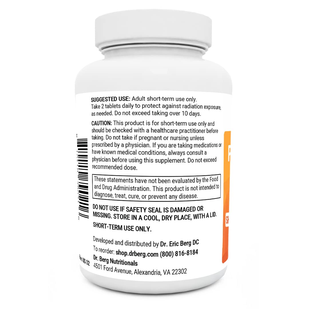 Dr. Berg's Incredible Potassium Iodide Tablets - Now 120 Tablets with a Smaller Easy Dr. Berg NutritionalsUS supplements