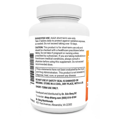 Dr. Berg's Incredible Potassium Iodide Tablets - Now 120 Tablets with a Smaller Easy Dr. Berg NutritionalsUS supplements
