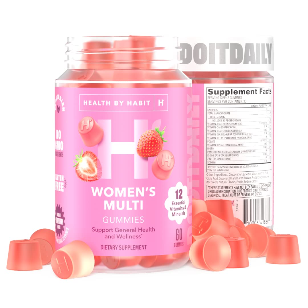 Health By Habit Womens Multivitamin Gummies (60 Gummies) - Non-GMO, Gluten Free Health By HabitAu supplements