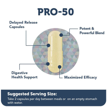 Vitamin Bounty Pro-50 Probiotics - 13 Probiotic Strains, Gut Health, Digestive Health Vitamin BountyUS supplements