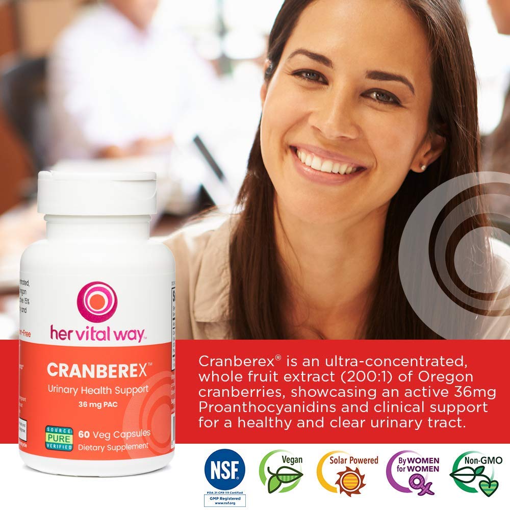 her vital way Cranberex - Cranberry Pills for Women and Men - Cranberry Supplement her vital wayAu supplements