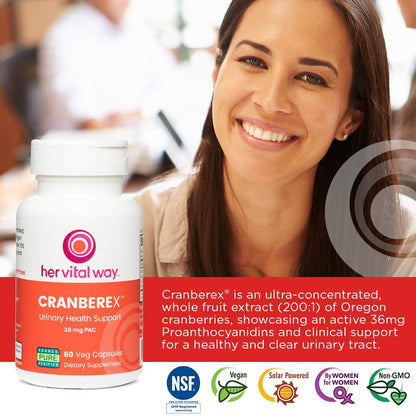 her vital way Cranberex - Cranberry Pills for Women and Men - Cranberry Supplement her vital wayUS supplements