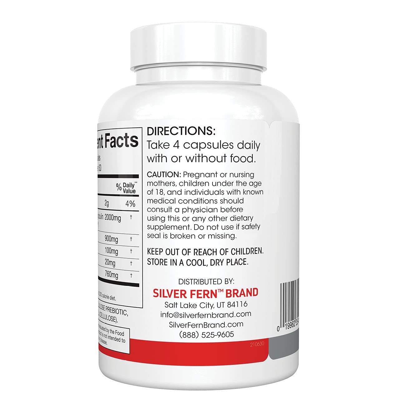 Silver Fern Cleanse - Daily Gut - 1 Bottle - 120 Capsules - 30 Day Supply - Immunoglobulin G, A & M -(IgG, IGA, IgM) - Postbiotic Silver FernAu supplements