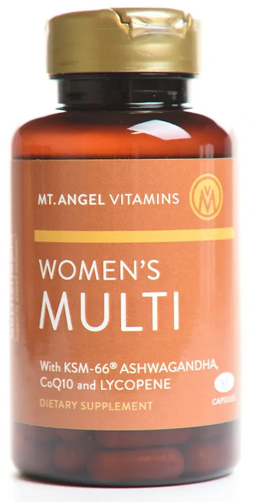 Mt. Angel Vitamins - Daily Womens Multivitamin - Adult Formula with Iron, Calcium, KSM-66 Ashwaganda, and a Potent Proprietary Herbal Blend Mt. Angel VitaminsAu supplements