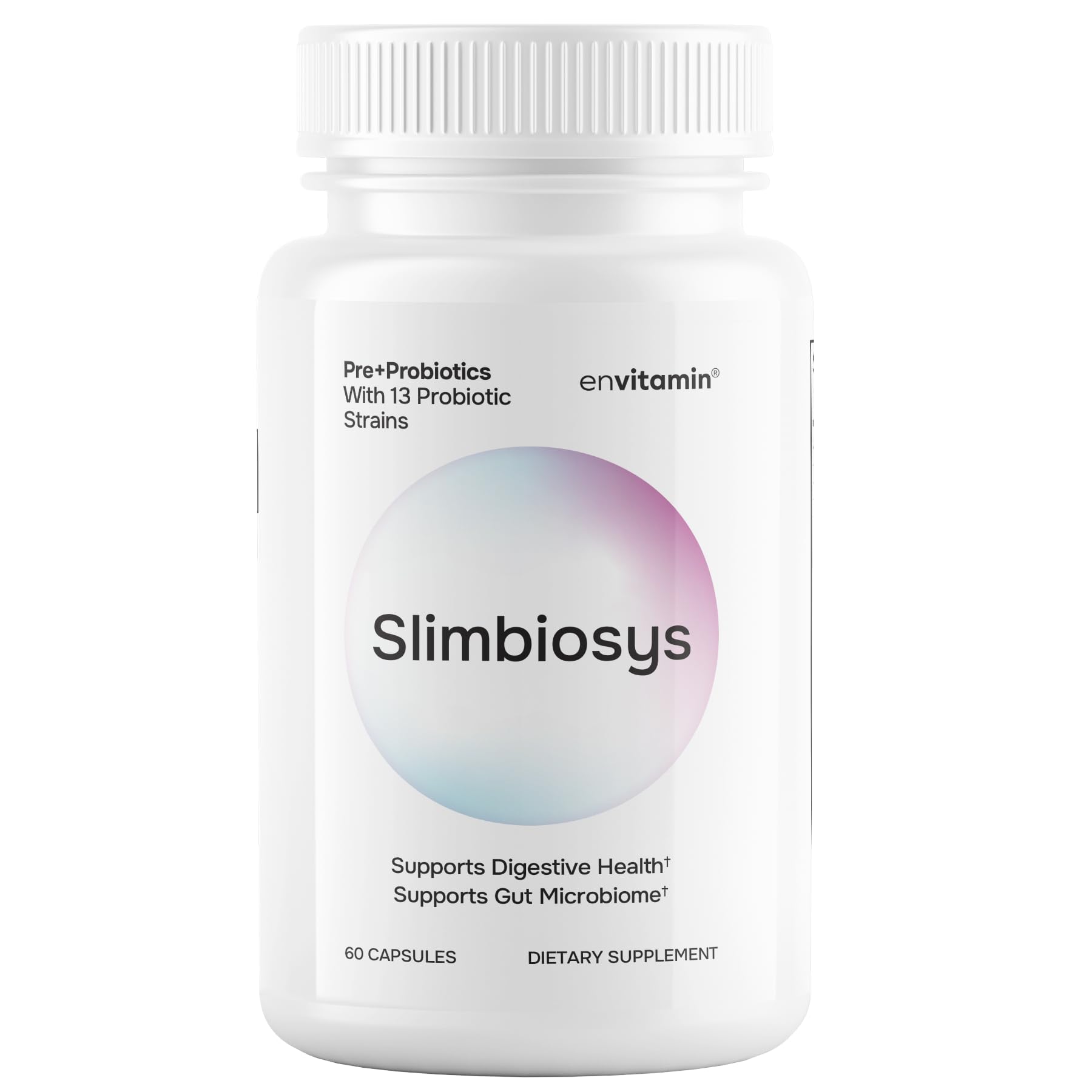 envitamin Slimbiosys Ultra Probiotic Capsule - Pre & Probiotics for Women & Men - Support Your Microbiome envitaminAu supplements