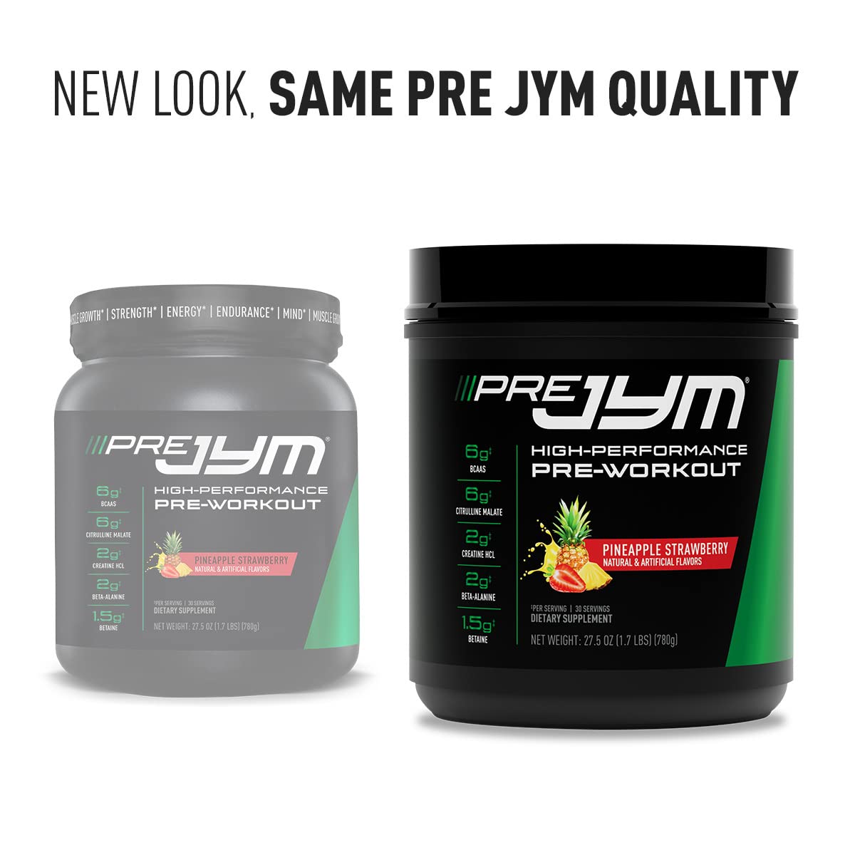 PRE JYM 30 Servings - Pineapple Strawberry JYM Supplement ScienceUS supplements