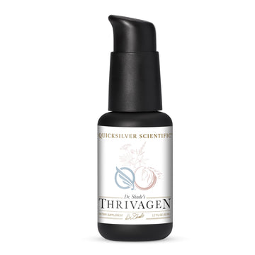 Quicksilver Scientific Thrivagen - Women's Health Supplement with 15 Energy, Hormone Balance & Adrenal Support Botanicals - Adaptogenic Herbs with Shatavari, Rhodiola & Maca Root (1.7oz / 50ml) Quicksilver ScientificUS supplements