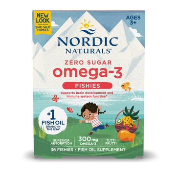 Nordic Naturals Nordic Omega-3 Fishies, Tutti Frutti - 36 Fishies - 300 mg Total Omega-3s with EPA & DHA - Healthy Brain, Mood, Vision & Immune System - Non-GMO - 36 Servings Nordic NaturalsAu supplements