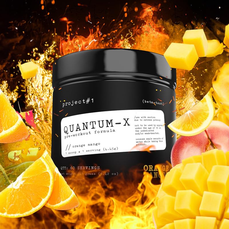 Project #1 Quantum-X Nutrition: Advanced Pre-Workout Powder for Men and Women Project #1Au supplements