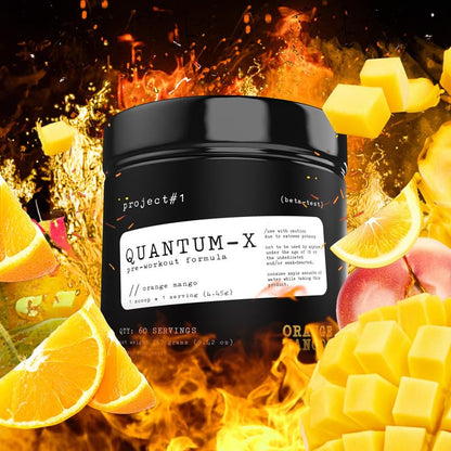 Project #1 Quantum-X Nutrition: Advanced Pre-Workout Powder for Men and Women Project #1US supplements