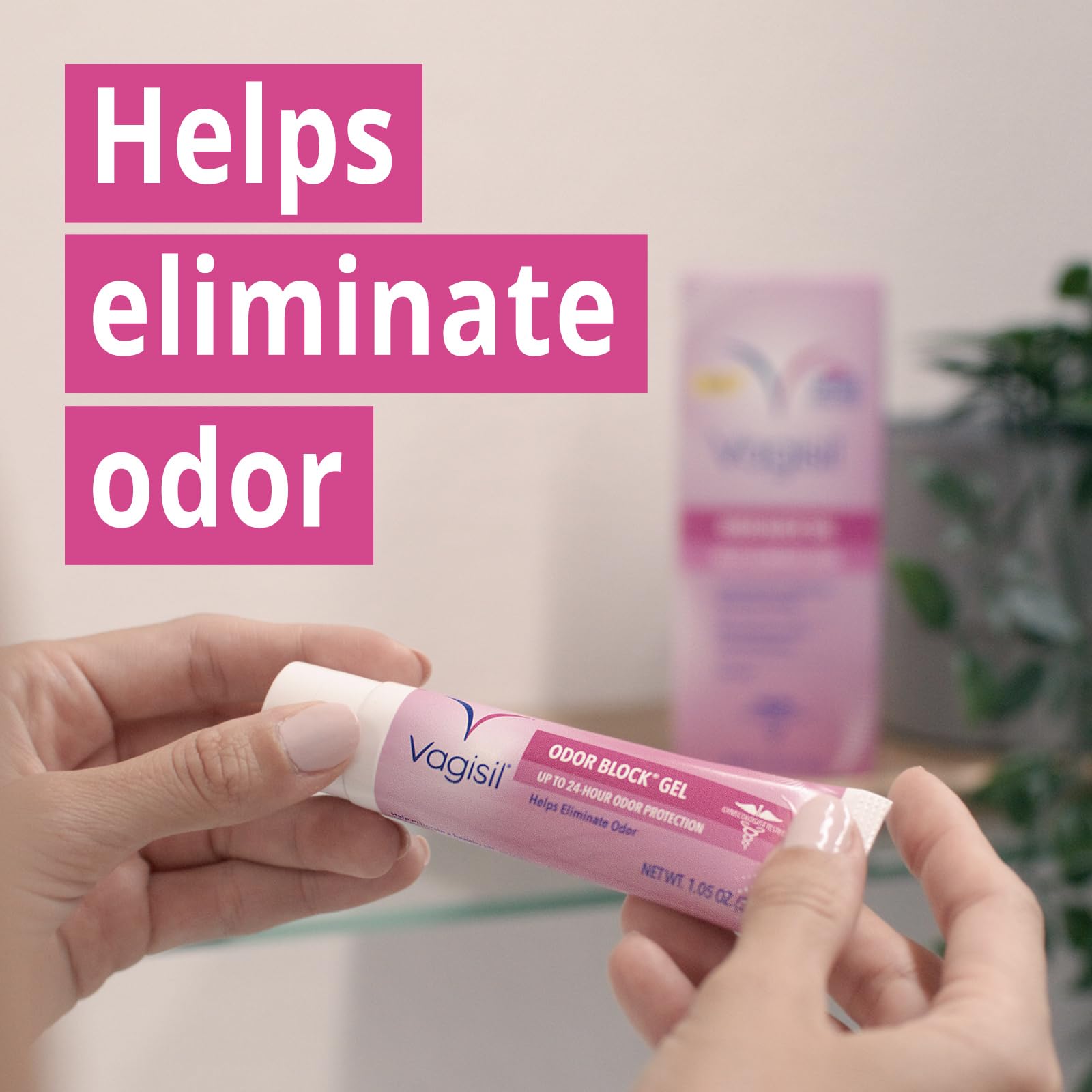 Vagisil Odor Block Gel with Hyaluronic Acid for Vaginal Health, Gynecologist Tested VagisilAu supplements