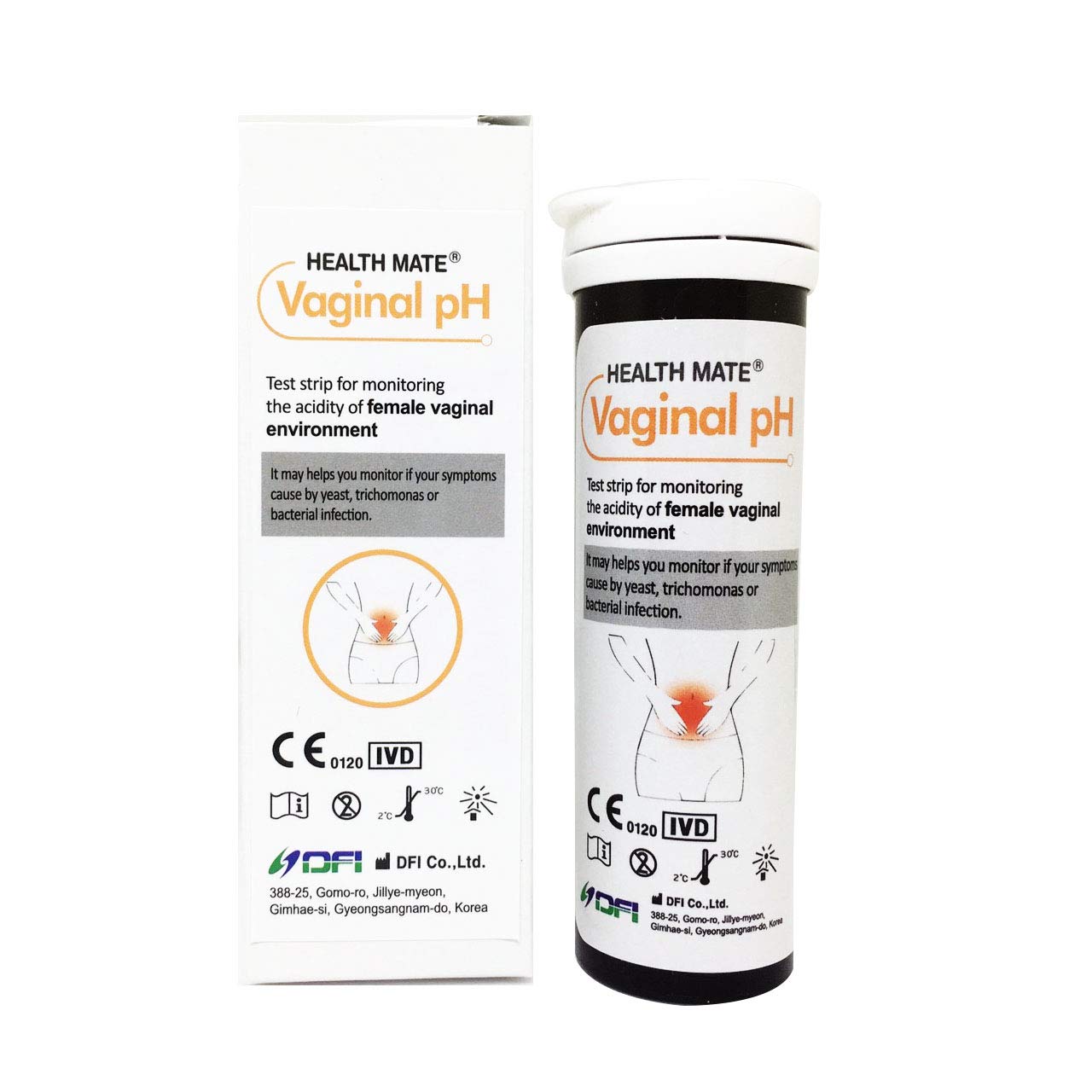 Vaginal Health pH Test Strips Without Swabs - Monitor Vaginal Intimate Health (Pack of 25) DFIAu supplements