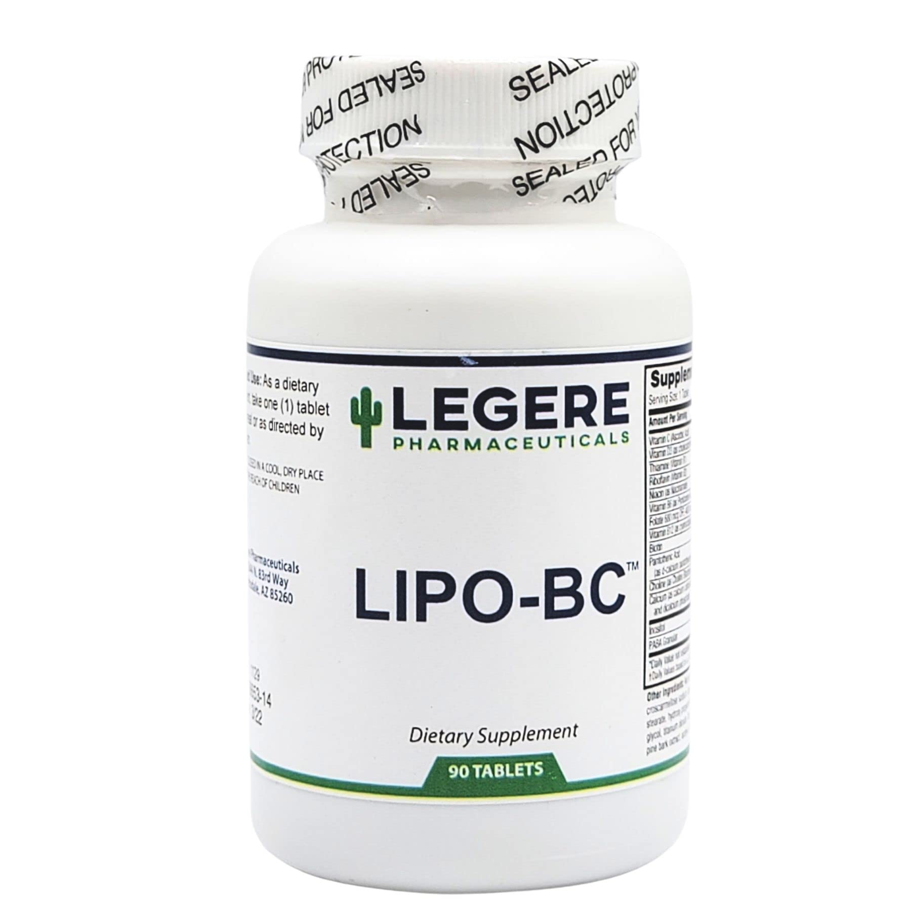 Lipo Bc (90 Tabs) Legere PharmaceuticalsUS supplements