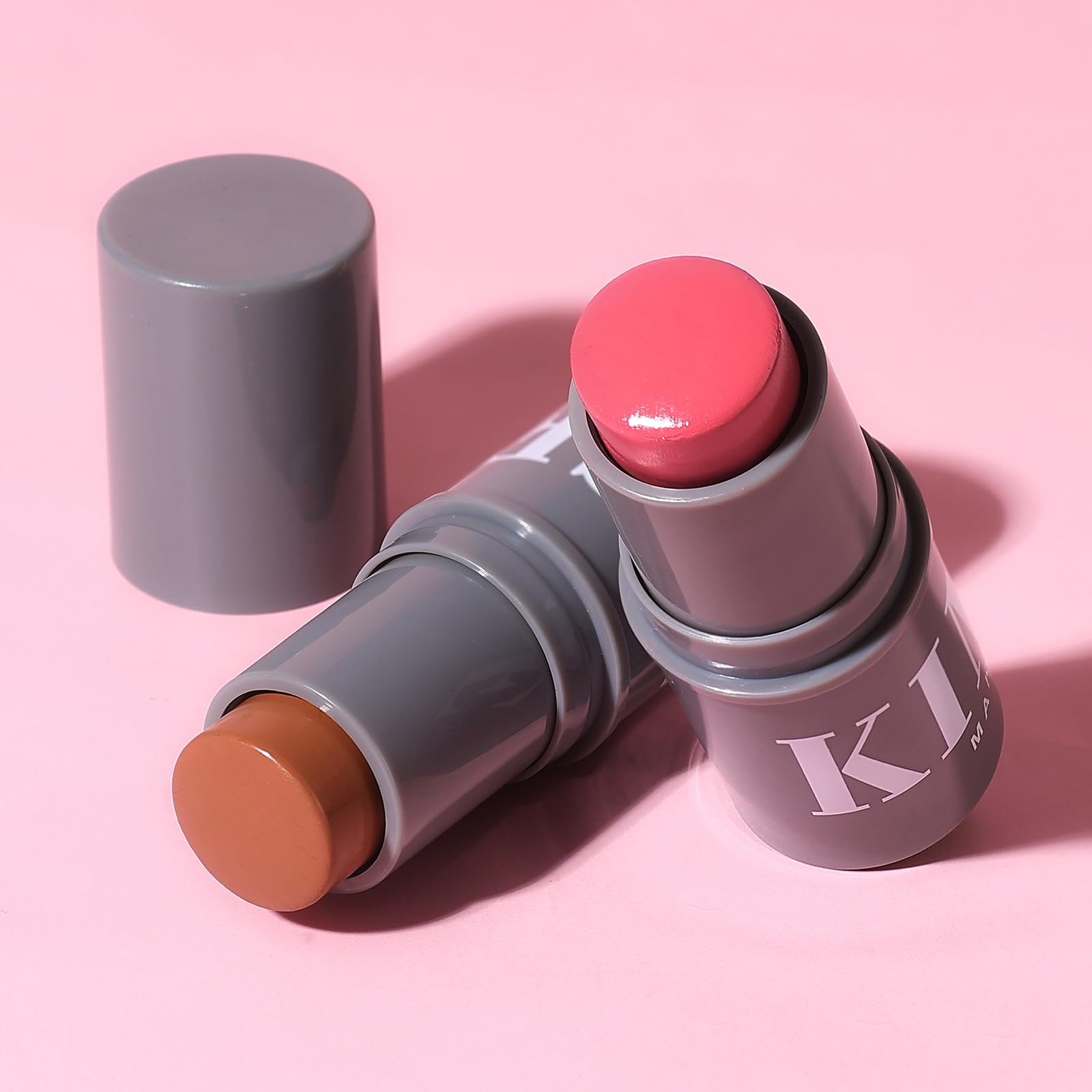 KIMUSE Cream Contour Stick Duo, Cream Blush Stick, Bronzer Shaping Stick, Creamy, Highly Pigmented, Long Lasting, Vegan Face Make Up Sticks KIMUSEAu supplements