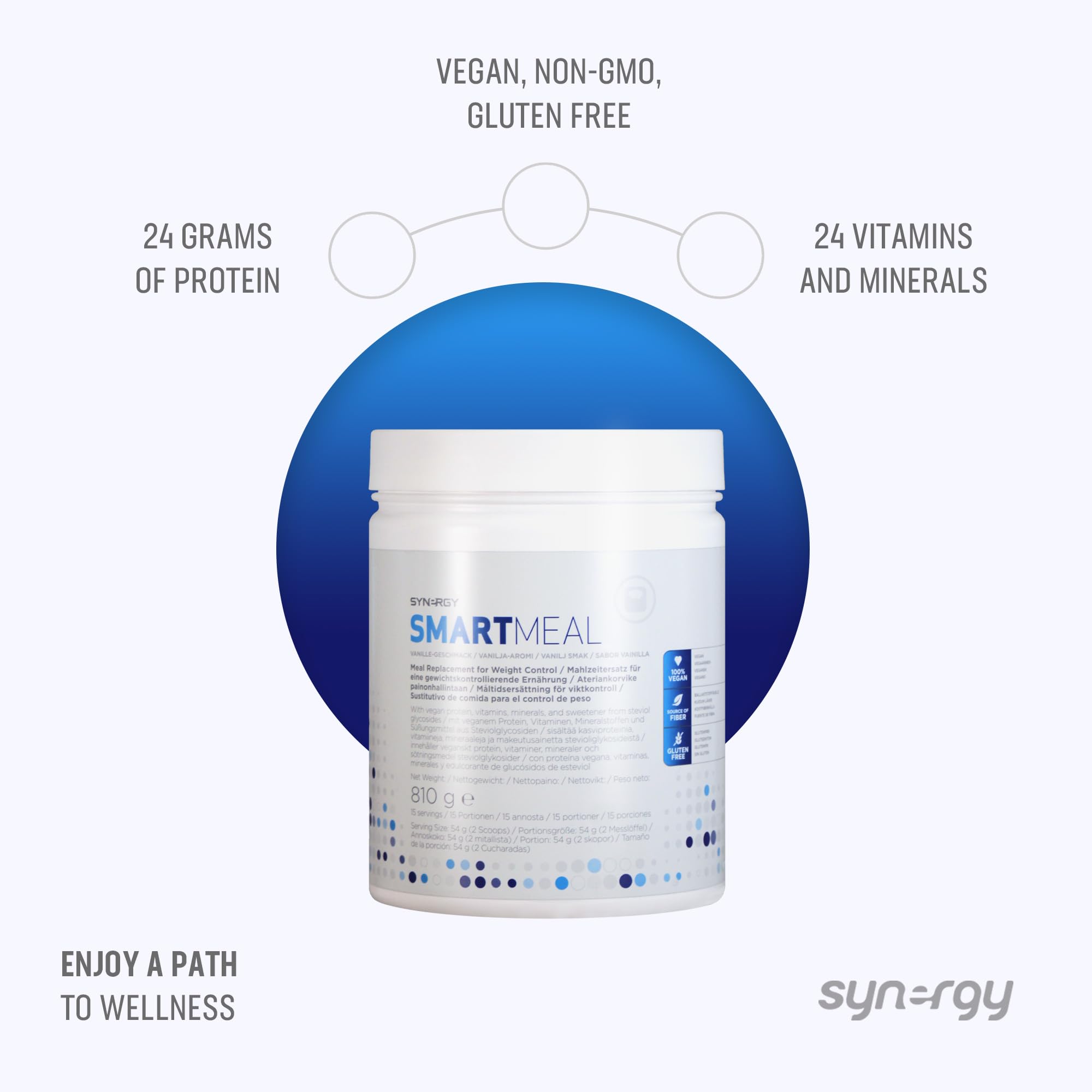 Synergy Worldwide Smartmeal 810 g | 24g protein powder meal replacement Synergy WorldwideAu supplements