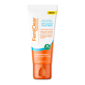 FemiClear® Restoratives Ultra-Gentle Feminine Wash, Made with Lysine & Lemon Balm, Natural Ingredients FemiClearAu supplements