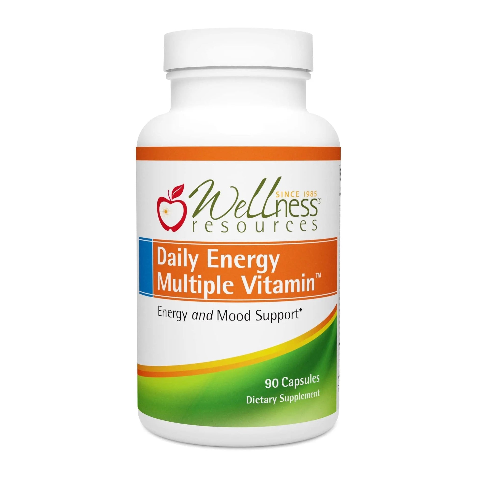 Wellness Resources Daily Energy Multiple Vitamin - 90 Capsules - Methylated Daily MTHFR Multivitamin Without Iron Wellness ResourcesAu supplements