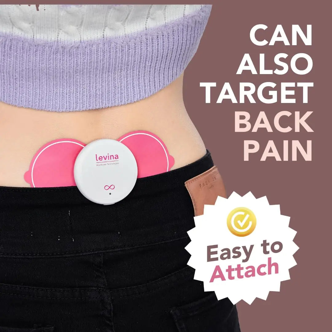 Levina Menstrual Period Relief Device - Wireless TENS Unit and Biocompatible Electrode Pads, Rechargeable, Magnetic Connection, Instant Cramp & PMS Relief, and Drug-Free, FSA HSA Eligible (RS-38) LevinaAu supplements