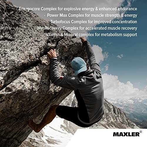Maxler NRG MAX Pre Workout Powder with Taurine, L Citrulline Malate, Beta Alanine Creatine MaxlerAu supplements