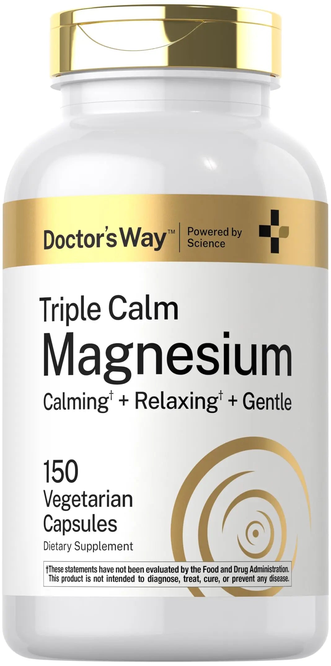 Doctor's Way Triple Magnesium Complex | 150 Capsules | Citrate, Glycinate, & Malate Supplement | Vegetarian, Non-GMO, Gluten Free Formula Doctor's WayAu supplements