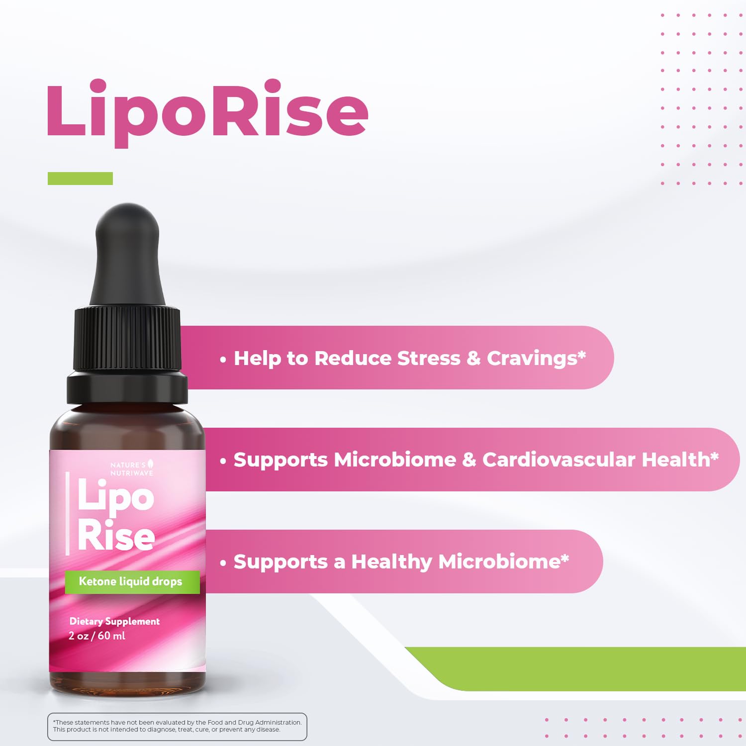 LipoRise Drops – Natural Liquid Supplement with 100% Plant-Based Ingredients, maca root, grape seed & citrus extracts | Non-GMO | GMP Certified | Made in USA | 60 mL, 60 Servings, 1 Month Supply Nature’s NutriWaveAu supplements