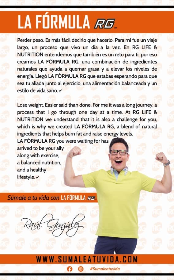 RG LIFE & NUTRITION - Weight Loss Pills, Energy Booster and Fat Burner with Magnesium RG LIFE & NUTRITIONUS supplements