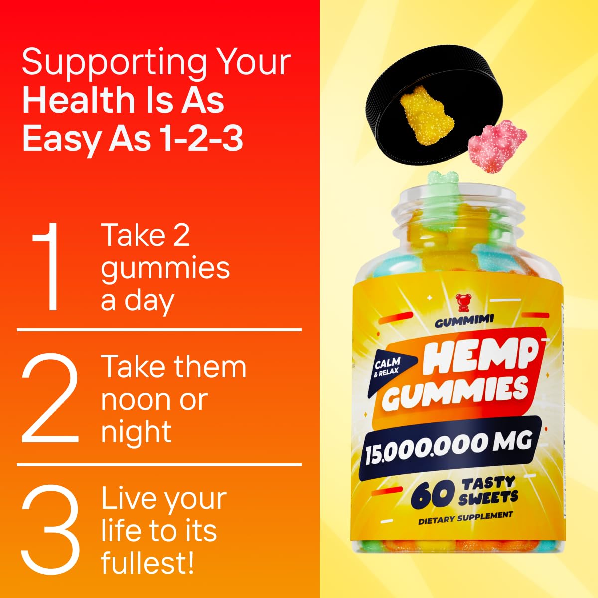 Hеmp Gummies – 15,000,000 – High Potency Comforting Hеmp Oil – Ease Worries GummiMiAu supplements
