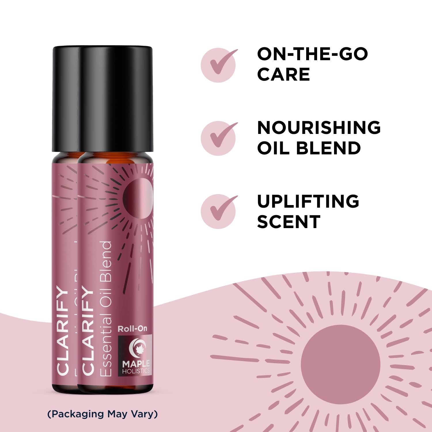 Headache Essential Oil Roll On - Clarify Essential Oil Blend Headache Roll On with Aromatherapy Oils Maple HolisticsAu supplements