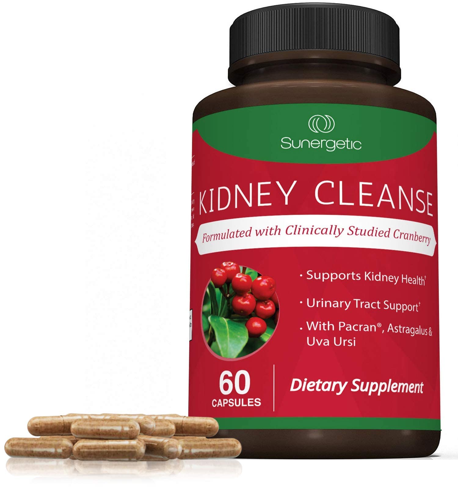 Premium Kidney Cleanse Supplement – Powerful Kidney Support Formula with Cranberry SunergeticAu supplements
