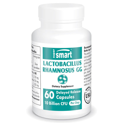 Supersmart - Lactobacillus Rhamnosus GG 10 Billion CFU per Day (LGG Probiotic SupersmartUS supplements