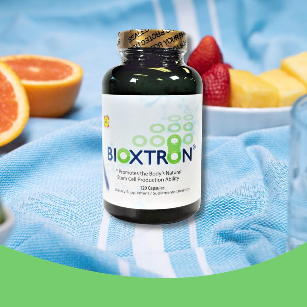 Bioxtron Natural AFA Stem Cell Supplement - Joint Support & Muscle Pain - Immune System Support - Natural Blue Green Algae Spirulina - 120 Caps BioxtronAu supplements