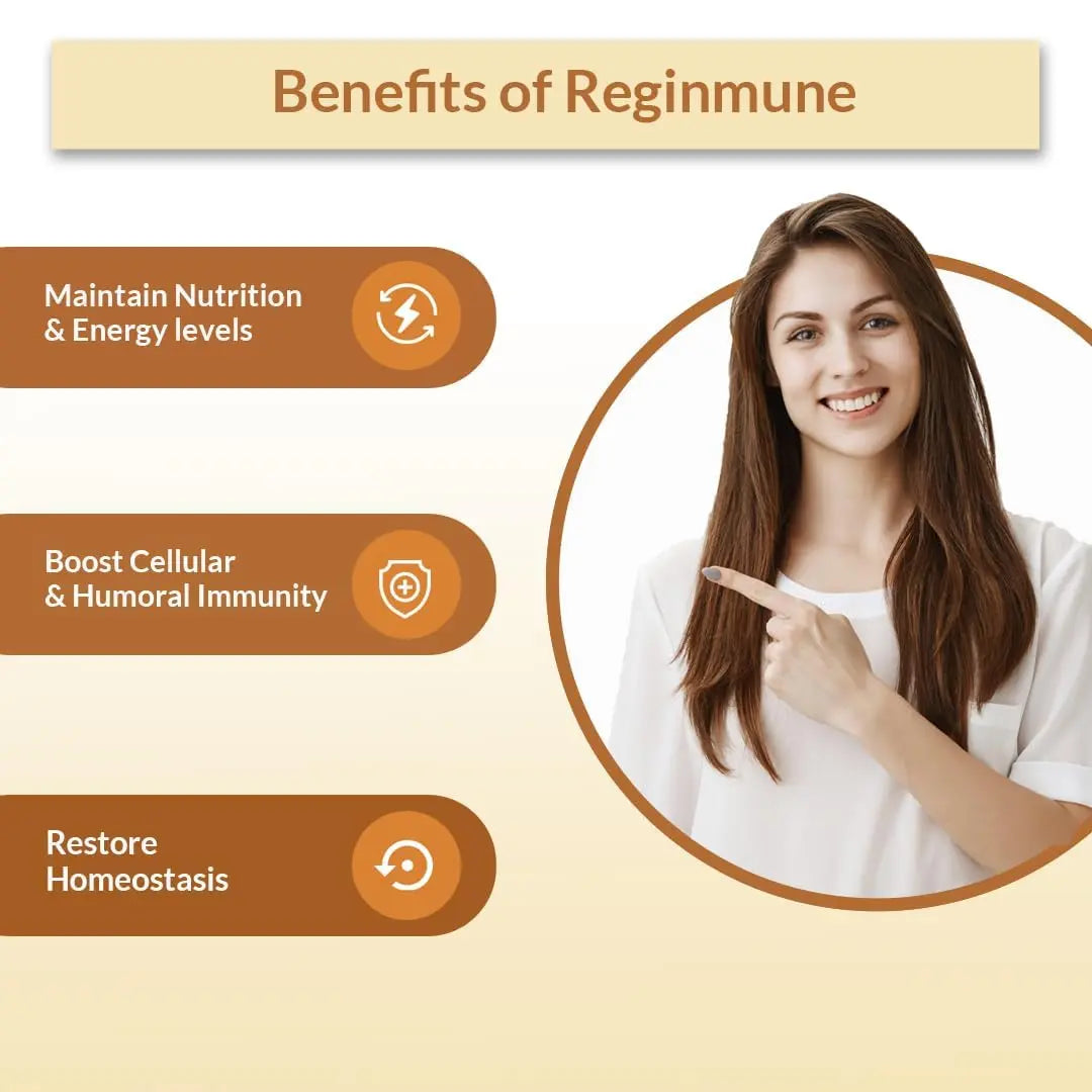 Biogetica Reginmune - Natural Immune Support Care Daily Boost Immune System Booster - 80 Capsules Biogeticanz supplements